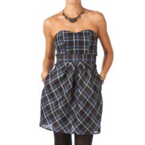 Roxy Punk Princess Plaid Dress